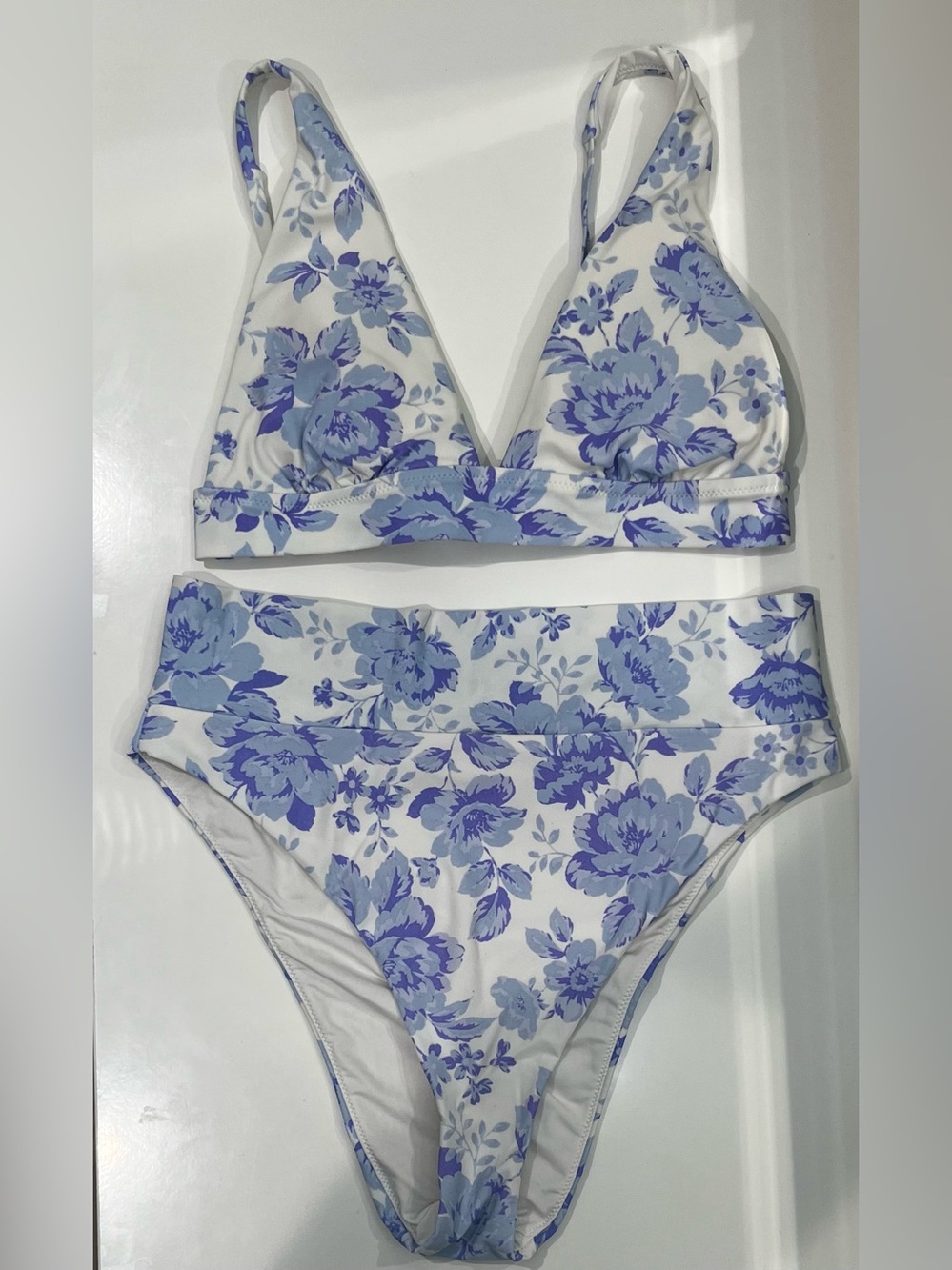 Aerie floral pattern bikini - size medium/large